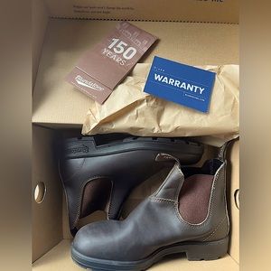 Blundstone Stout Brown Leather 500 Chelsea Boots